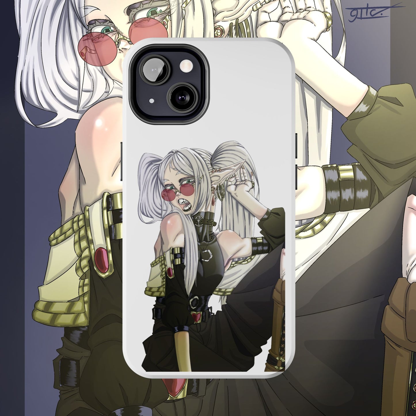 Goth Frieren Tough Phone Cases