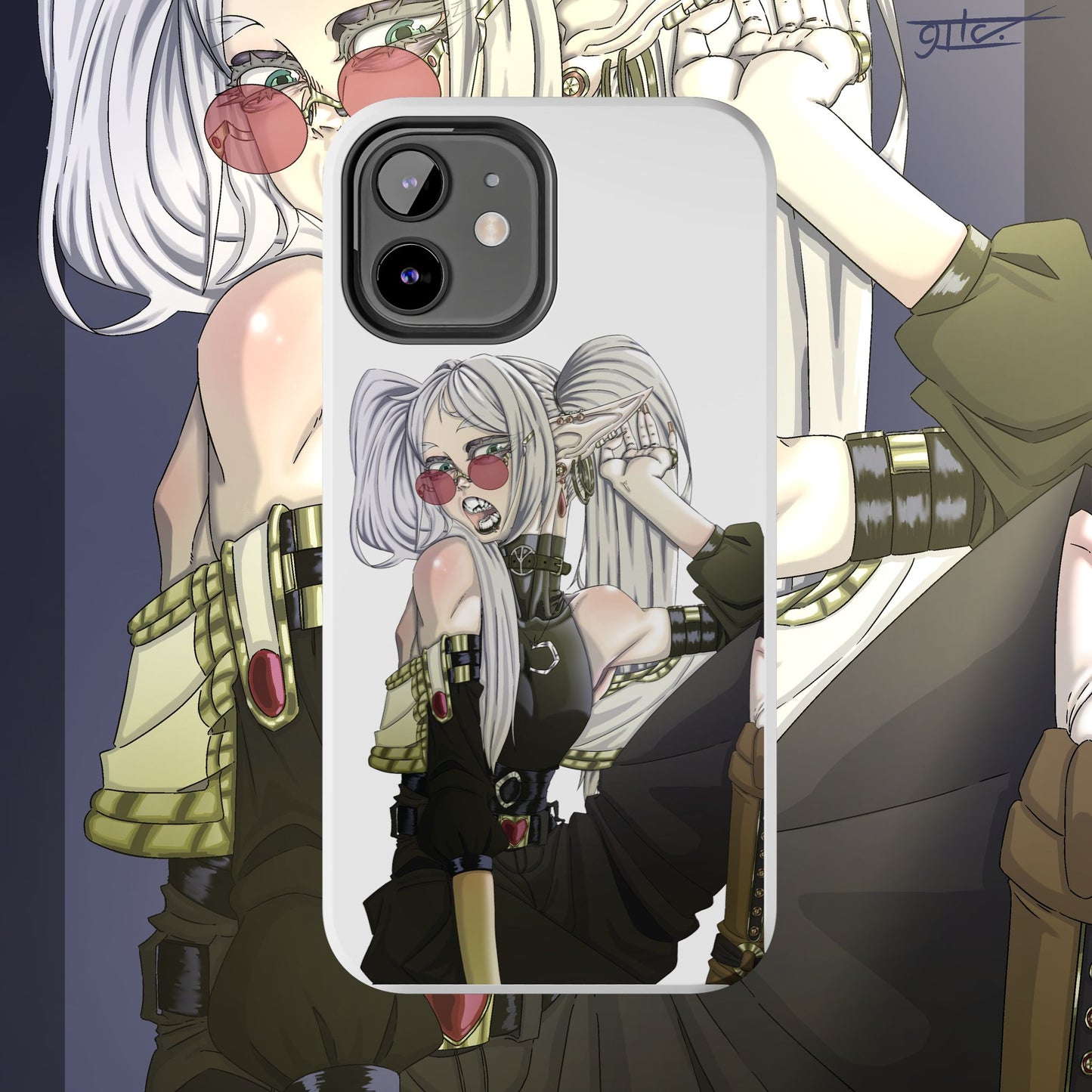 Goth Frieren Tough Phone Cases