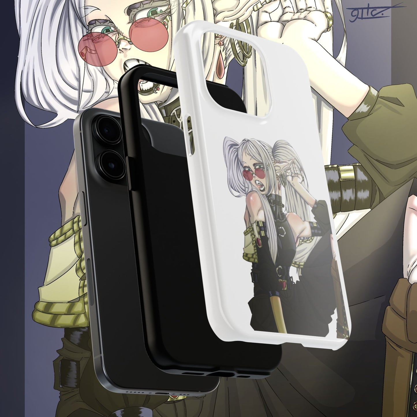 Goth Frieren Tough Phone Cases