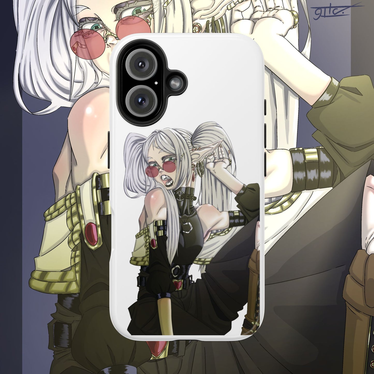 Goth Frieren Tough Phone Cases