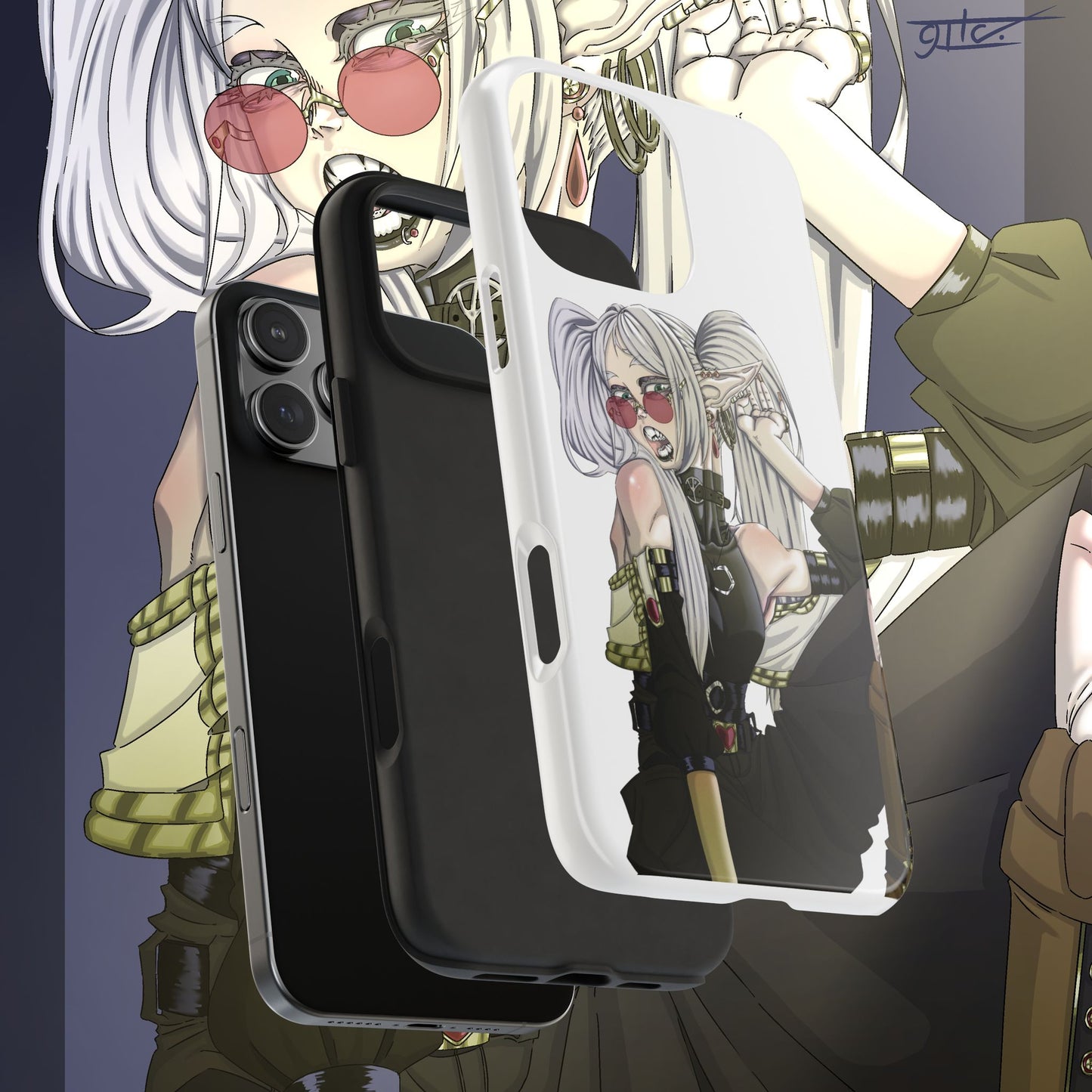Goth Frieren Tough Phone Cases