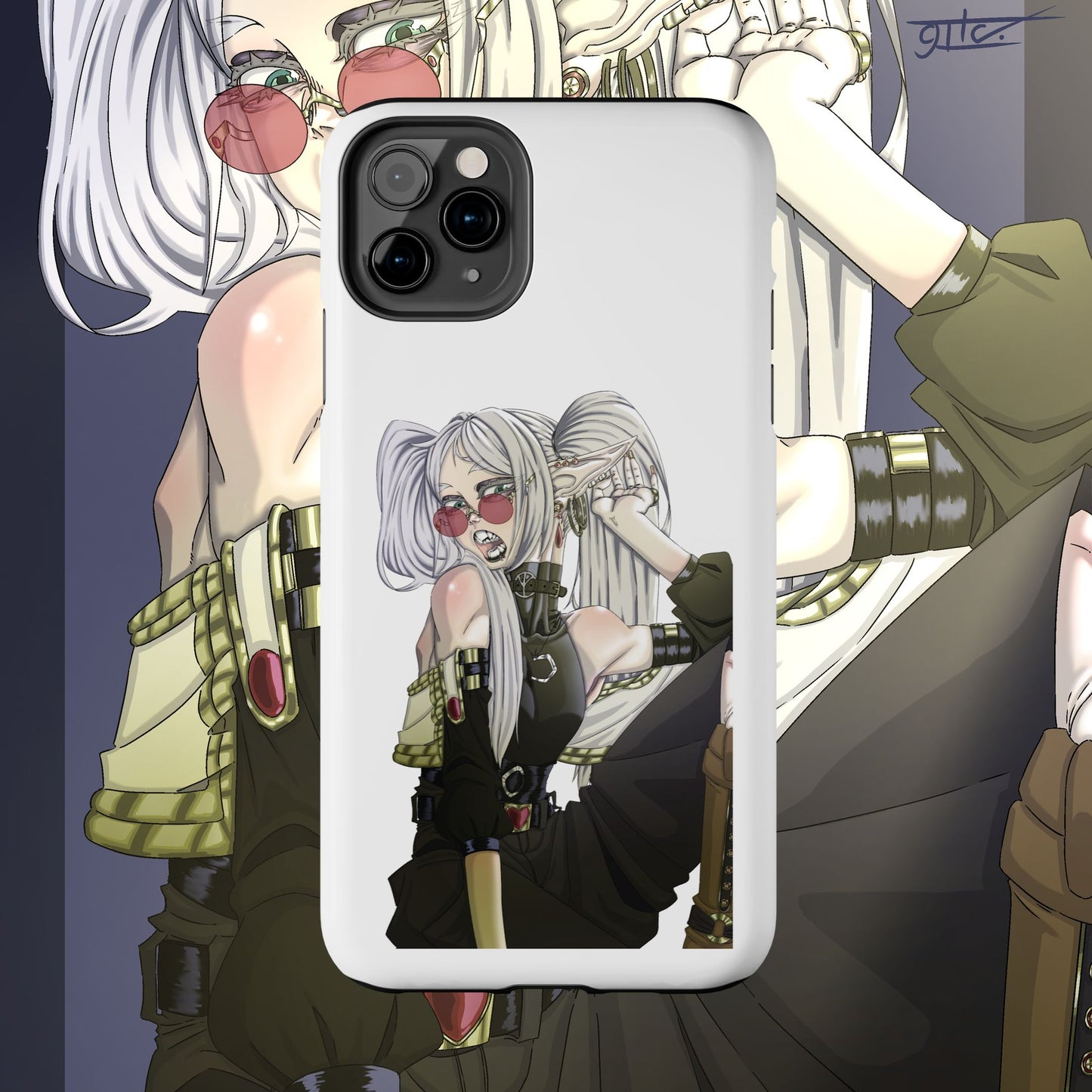Goth Frieren Tough Phone Cases