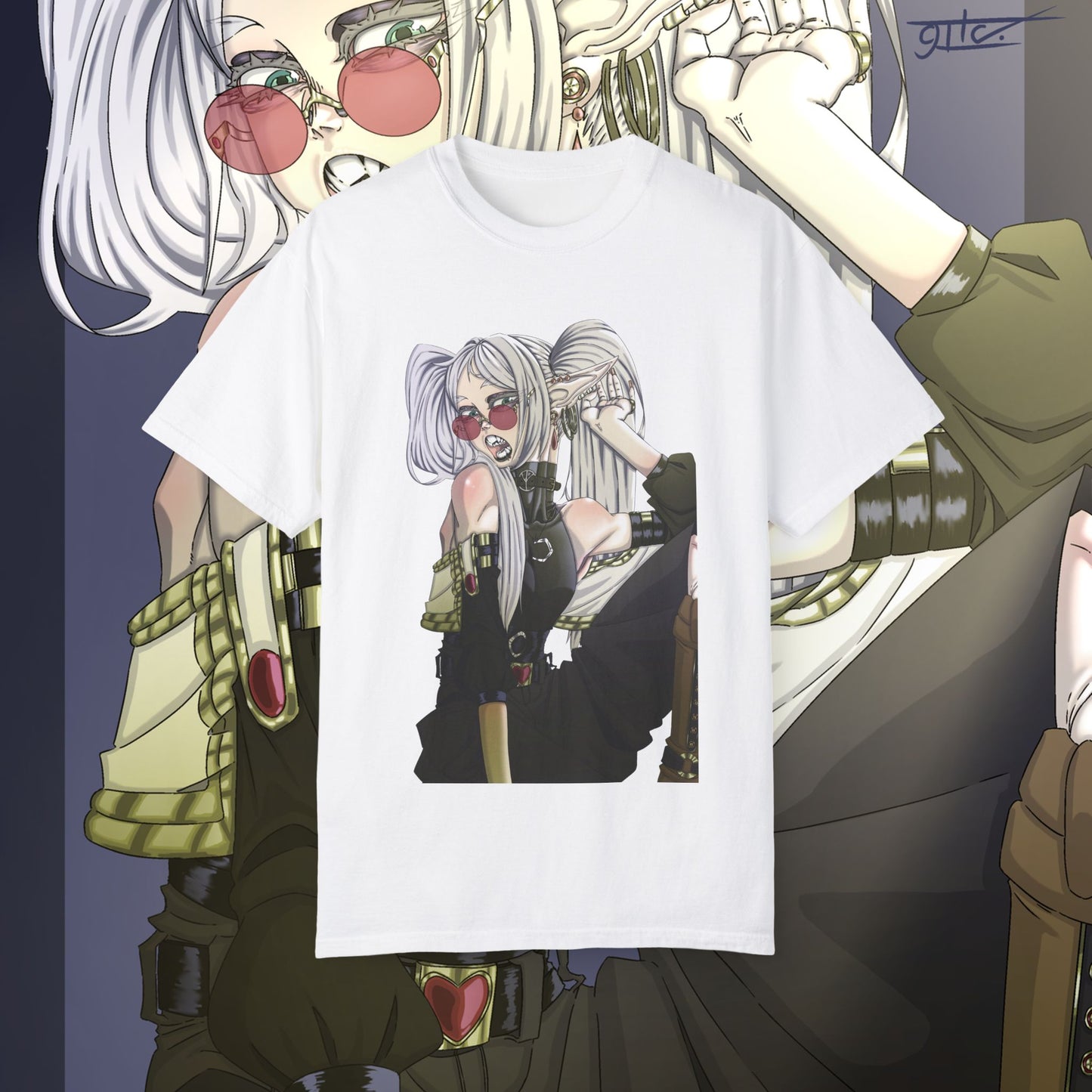 Unisex Goth Frieren T-shirt