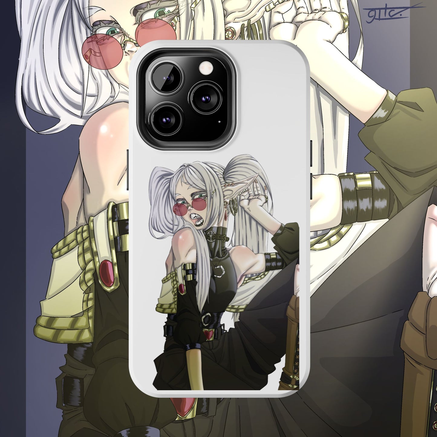 Goth Frieren Tough Phone Cases