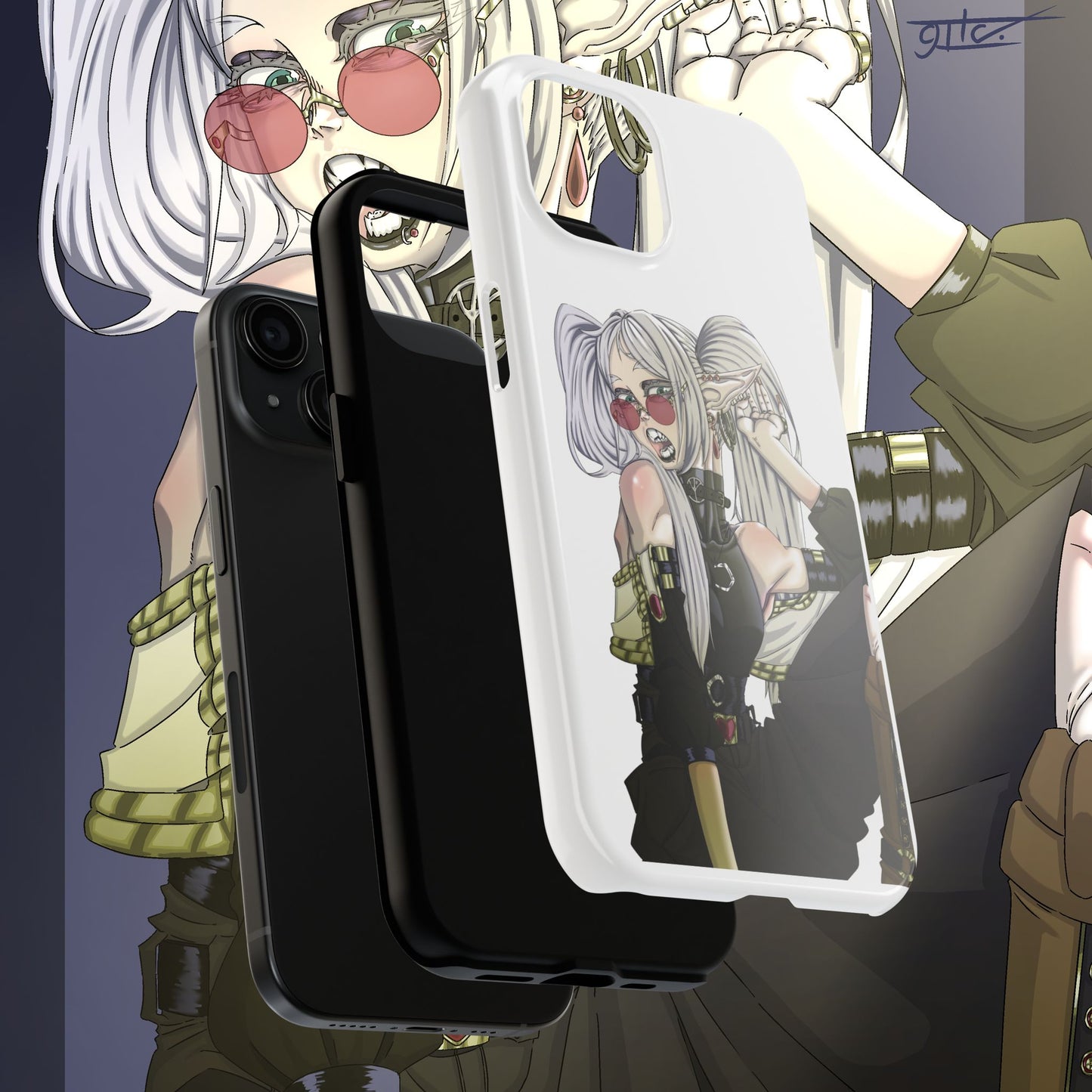 Goth Frieren Tough Phone Cases