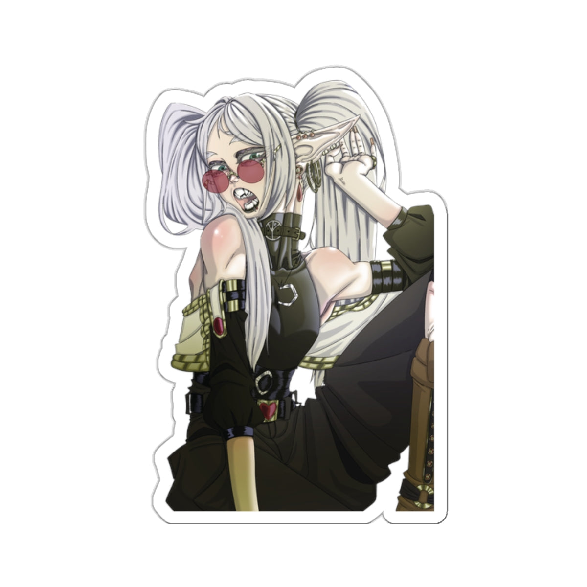 Kiss-Cut Goth Frieren Stickers