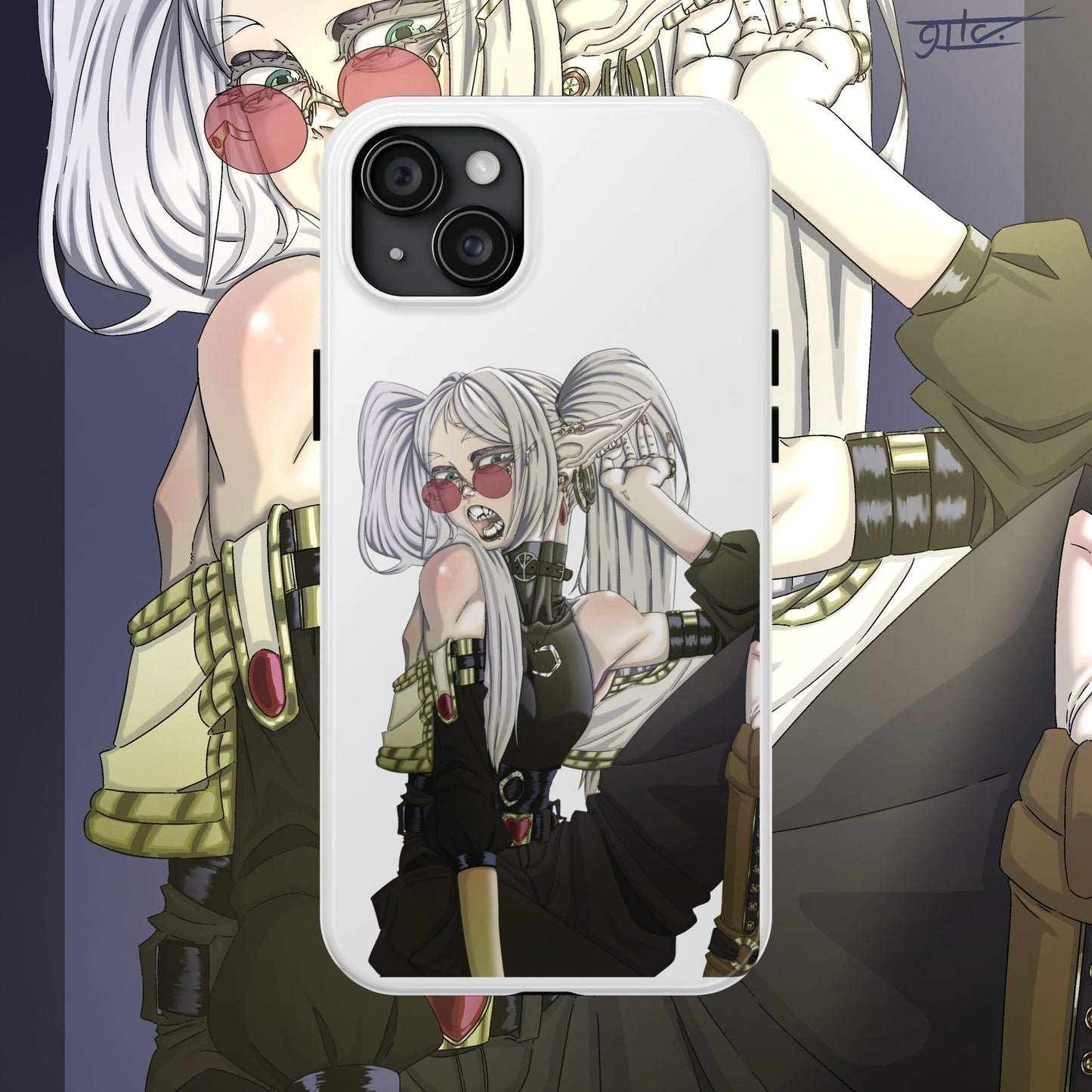 Goth Frieren Tough Phone Cases