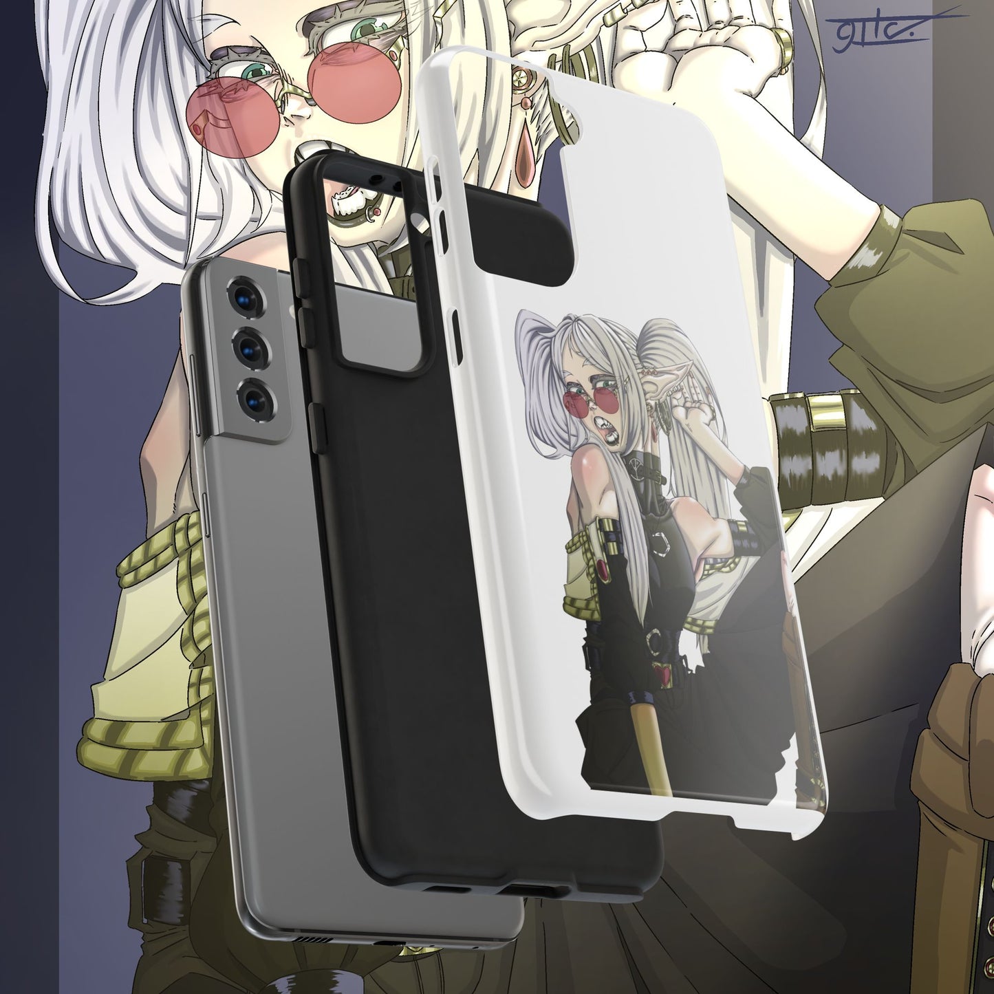 Goth Frieren Tough Phone Cases