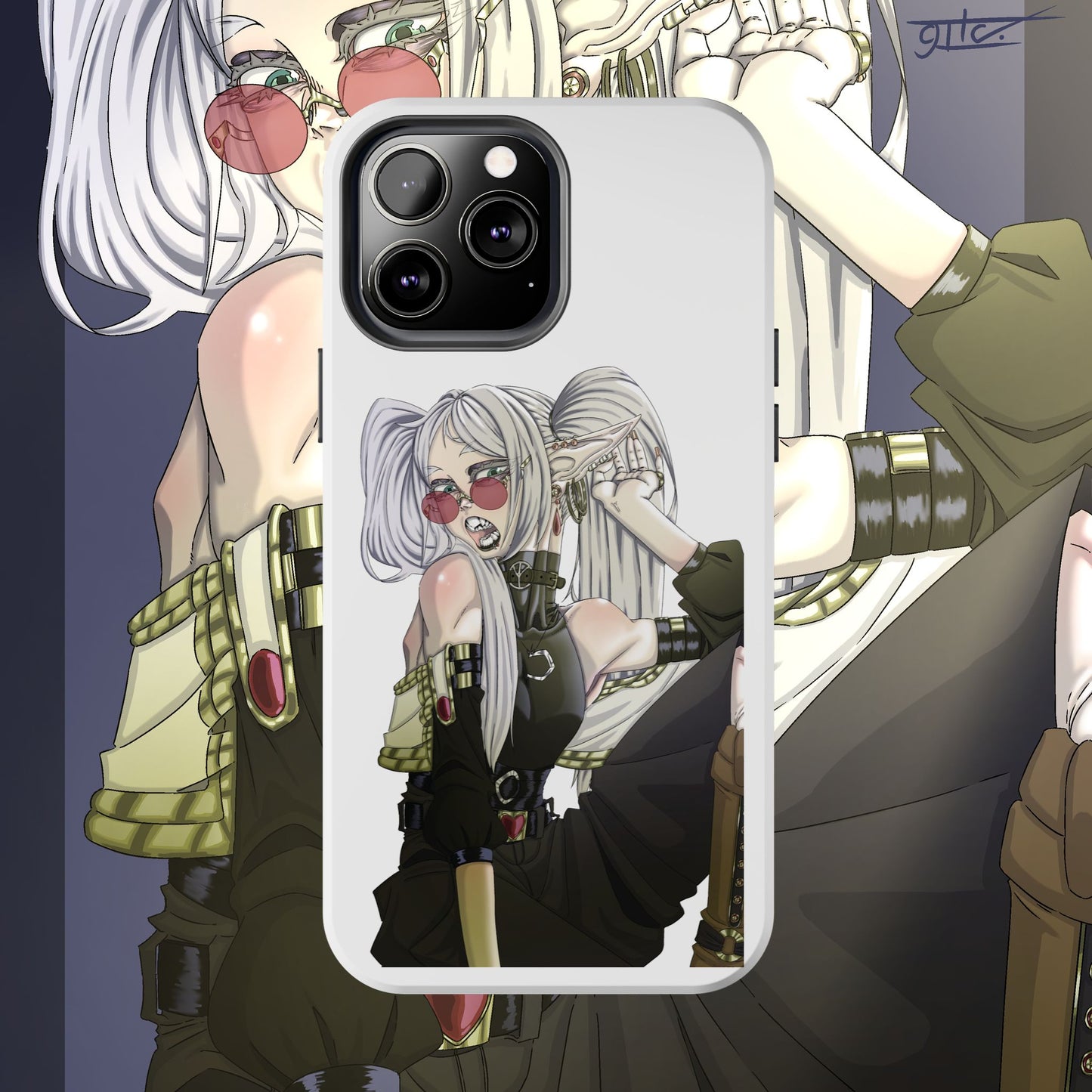Goth Frieren Tough Phone Cases